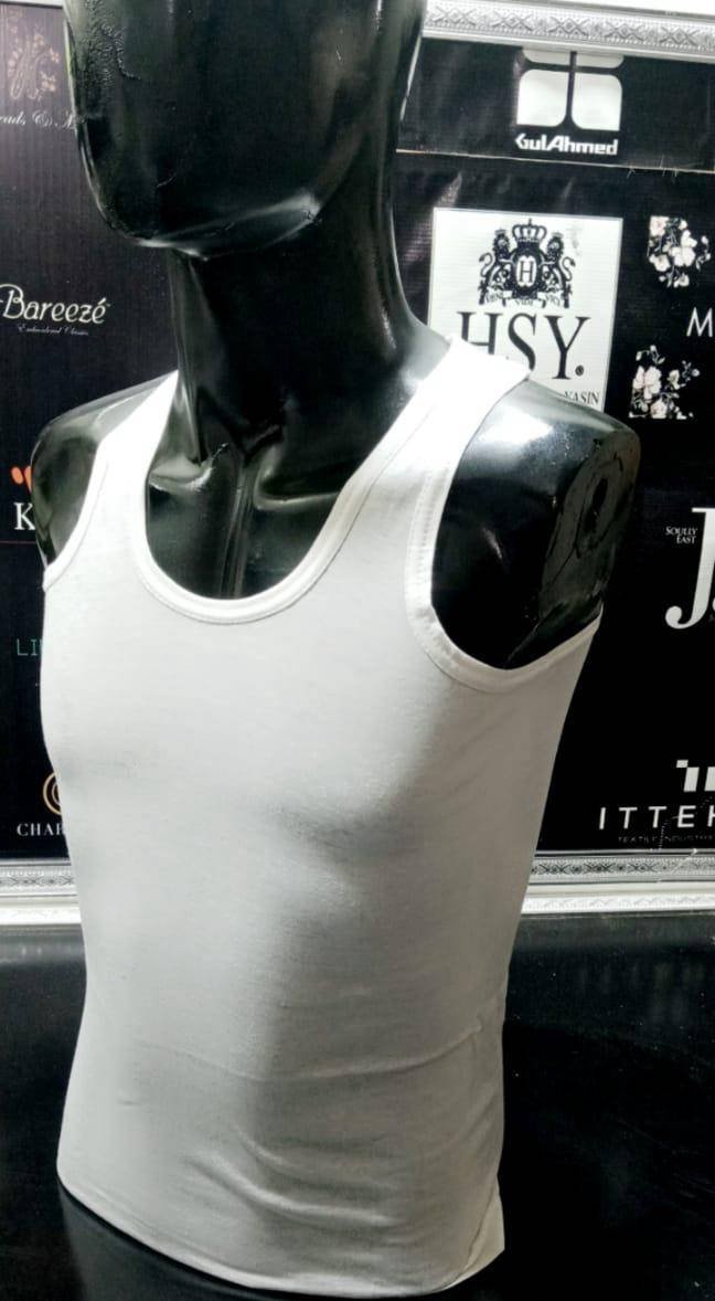 Men Cotton Baniyan Vest White 3 Pack All Sizes