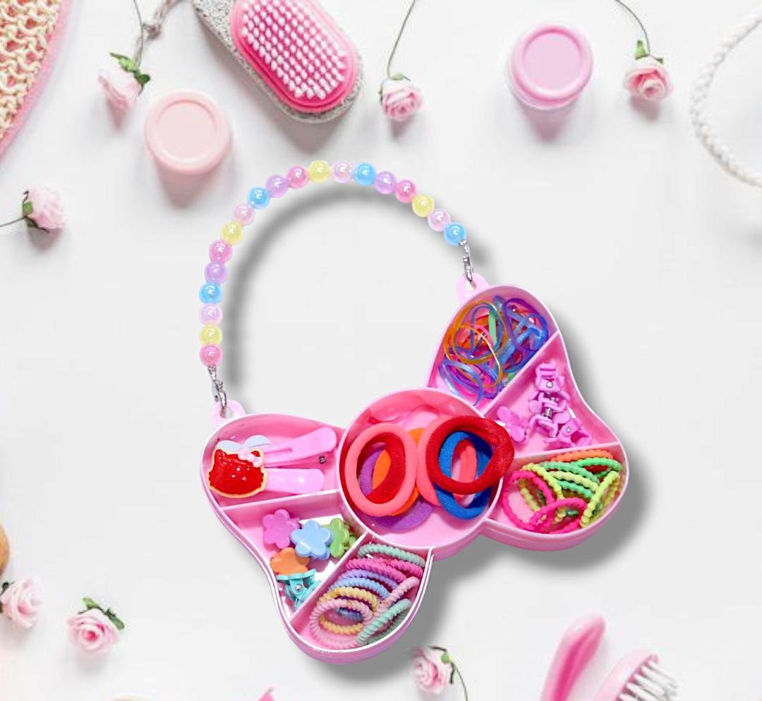 Kids Butterfly Hair Accessory Set Multicolor