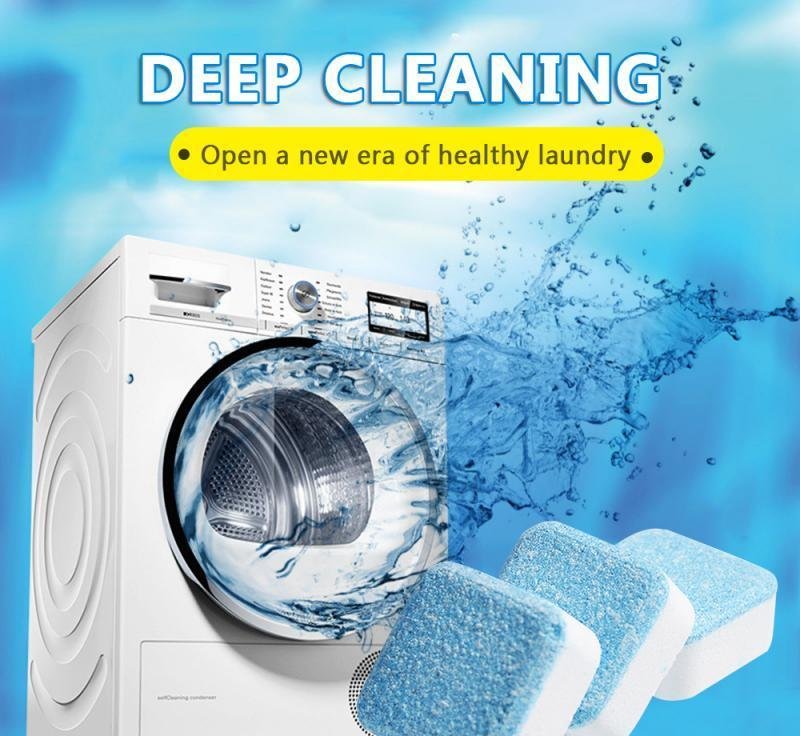 Premium Quality Washing Machine Cleaning Tablets Blue White