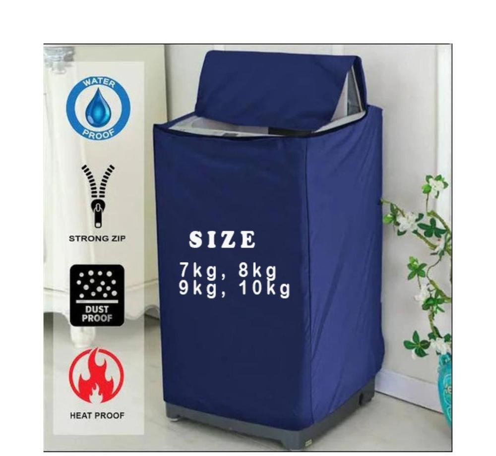 Blue Waterproof Washing Machine Cover 10kg