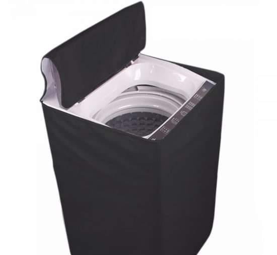 Black Parachute Washing Machine Cover 23x23x39 Inch