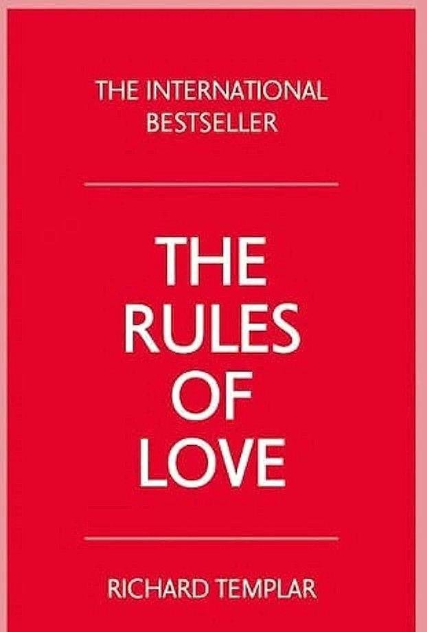 The Rules of Love – A5 Novel with Red Cover