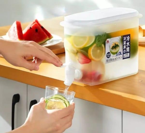 Premium Quality Manual Fruit Juicer 3.5L White ABS