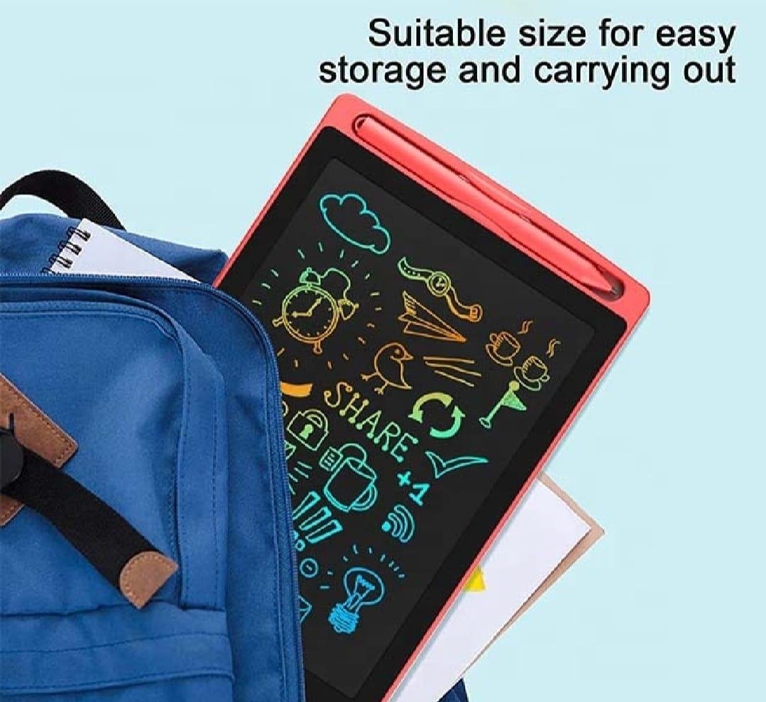 12-inch LCD Writing Tablet for Kids Multicolor Design