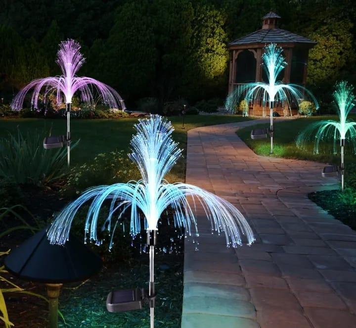 Light-Emitting Jellyfish Lights Solar Waterproof 8Hr